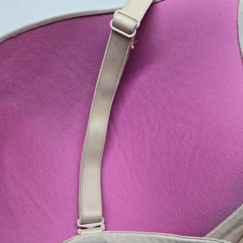 PINK Women Bra 38DD Beige Pink Lining‎ Push Up Underwired